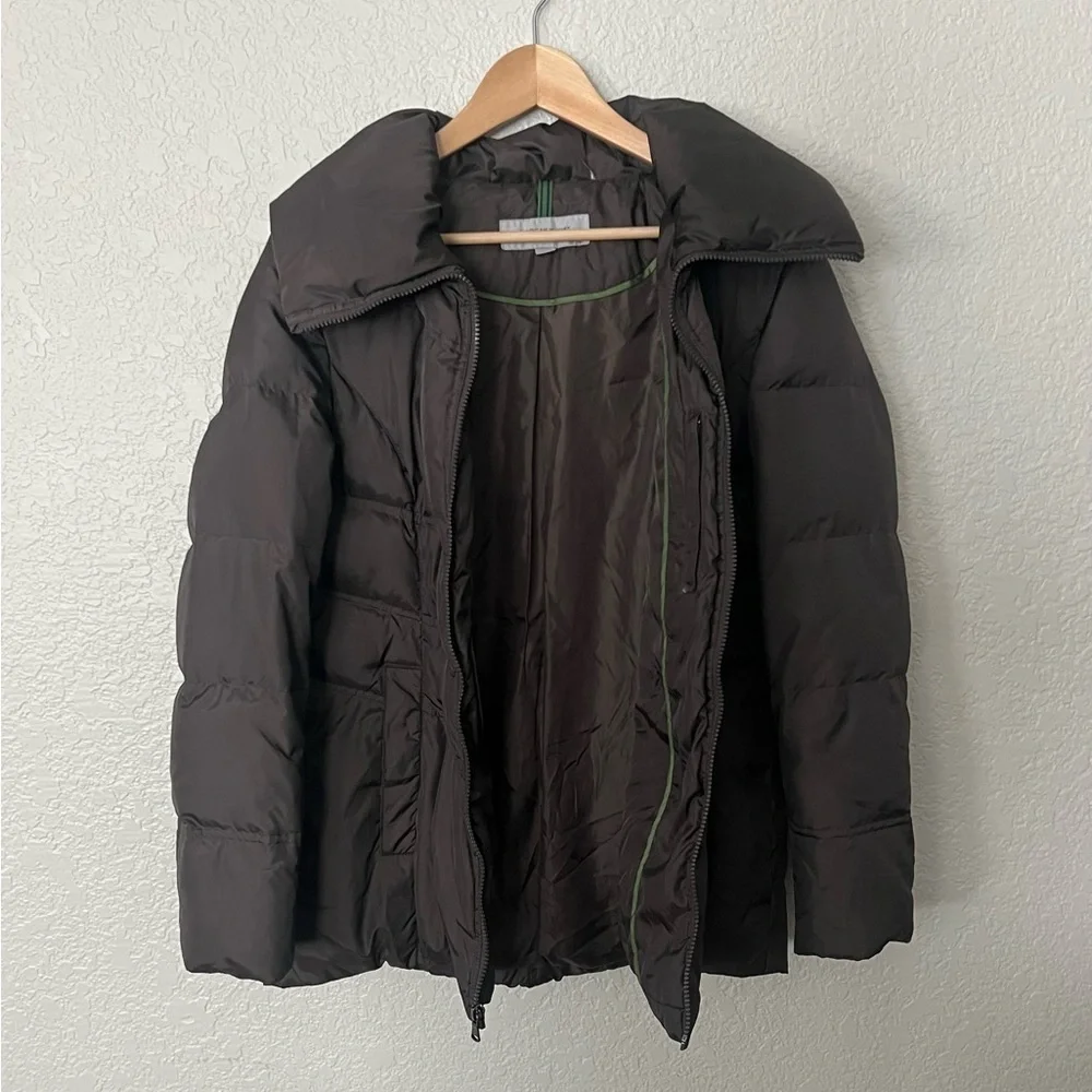 Marc New York Andrew Marc Grey Brown Down Puffer Jacket Size Medium Large